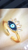 Zircon set with natural diamond ring, fashionable and elegant, Dingyou 0-198 details Picture
